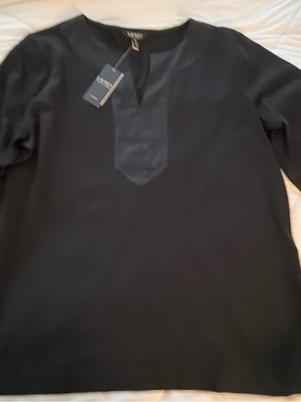 Ralph Lauren Black Tunic Top